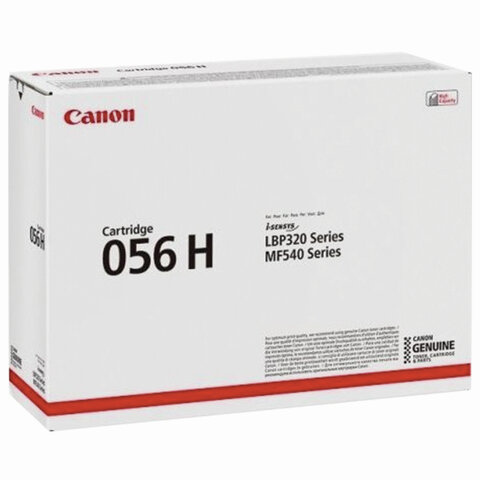 Картридж лазерный CANON (056H) LBP325x/MF543x/MF542x, ресурс 21000 страниц, оригинальный, 3008C002