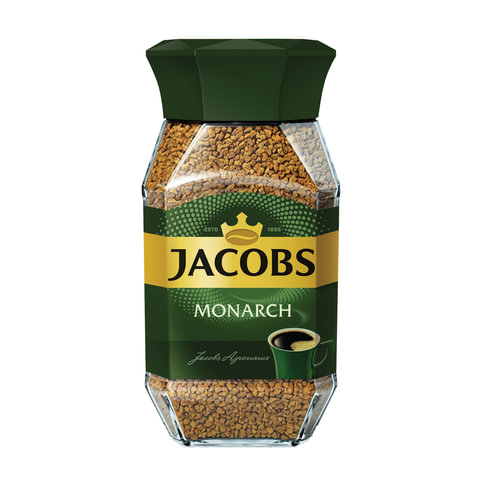 Кофе растворимый JACOBS "Monarch", сублимированный, 95 г, стеклянная банка, 8051325