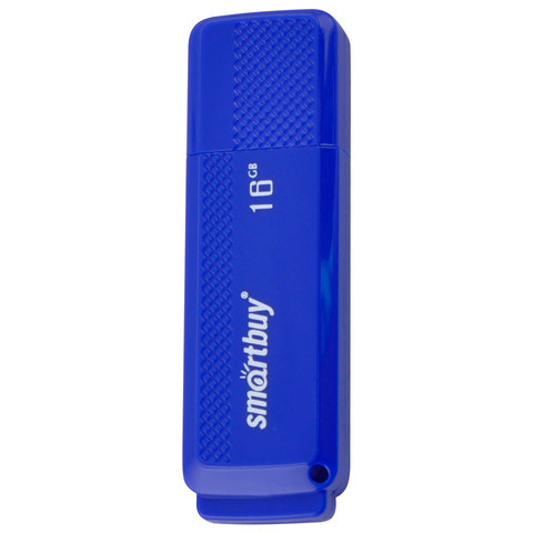 Флеш-диск 16 GB, SMARTBUY Dock, USB 2.0, синий, SB16GBDK-B