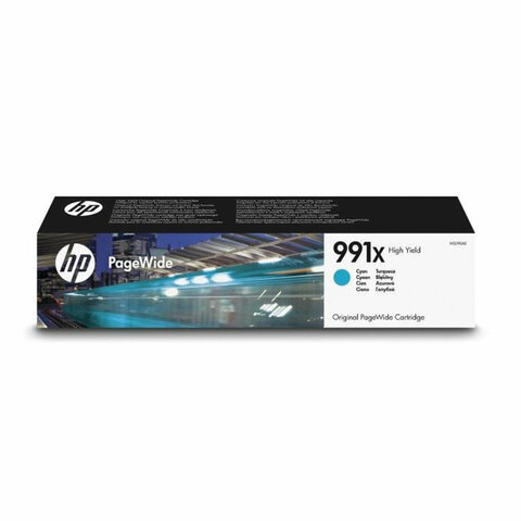 Картридж струйный HP (M0J90AE) PW Pro 755/772/777, №991X, голубой, оригинальный, ресурс 16000 страниц